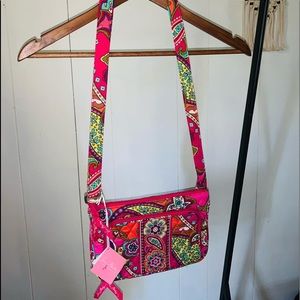 Nwt Vera Bradley Pink Hipster Purse
